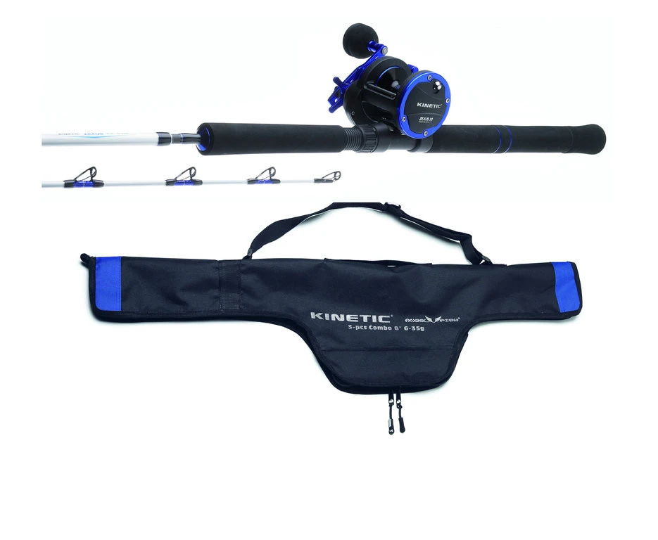 KINETIC ZEXUS "BLUE" COMBO 3-teilig - Rute Mit Rolle 1 KINETIC ZEXUS "BLUE" COMBO 3-teilig - Rute Mit Rolle